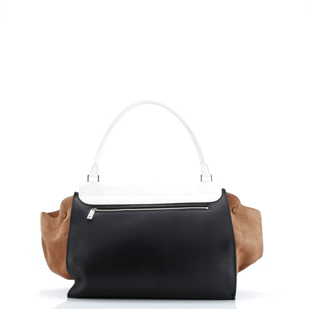 Tricolor Trapeze Bag Leather Large