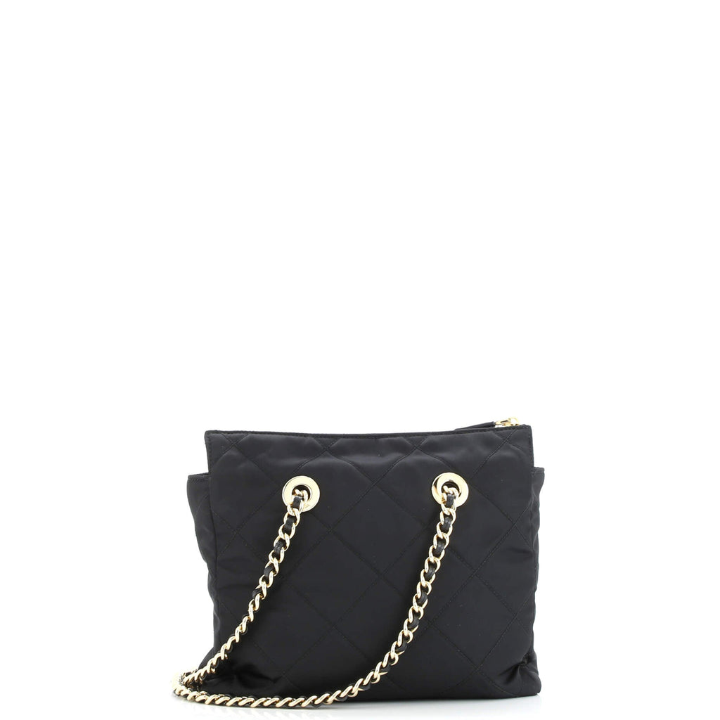 Re-Edition 1995 Chain Tote Quilted Re-Nylon Small