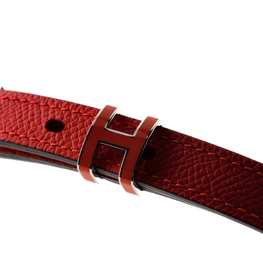 Pop H Belt Leather Thin
