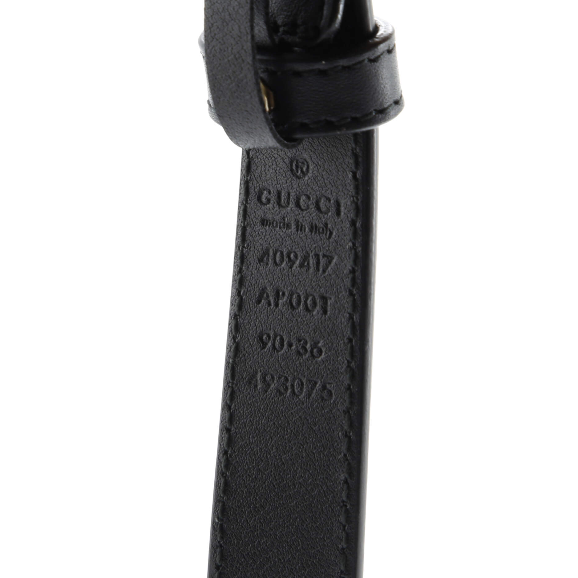 GG Marmont Belt Leather Thin