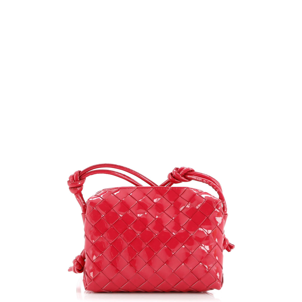 Loop Crossbody Bag Intrecciato Patent Mini