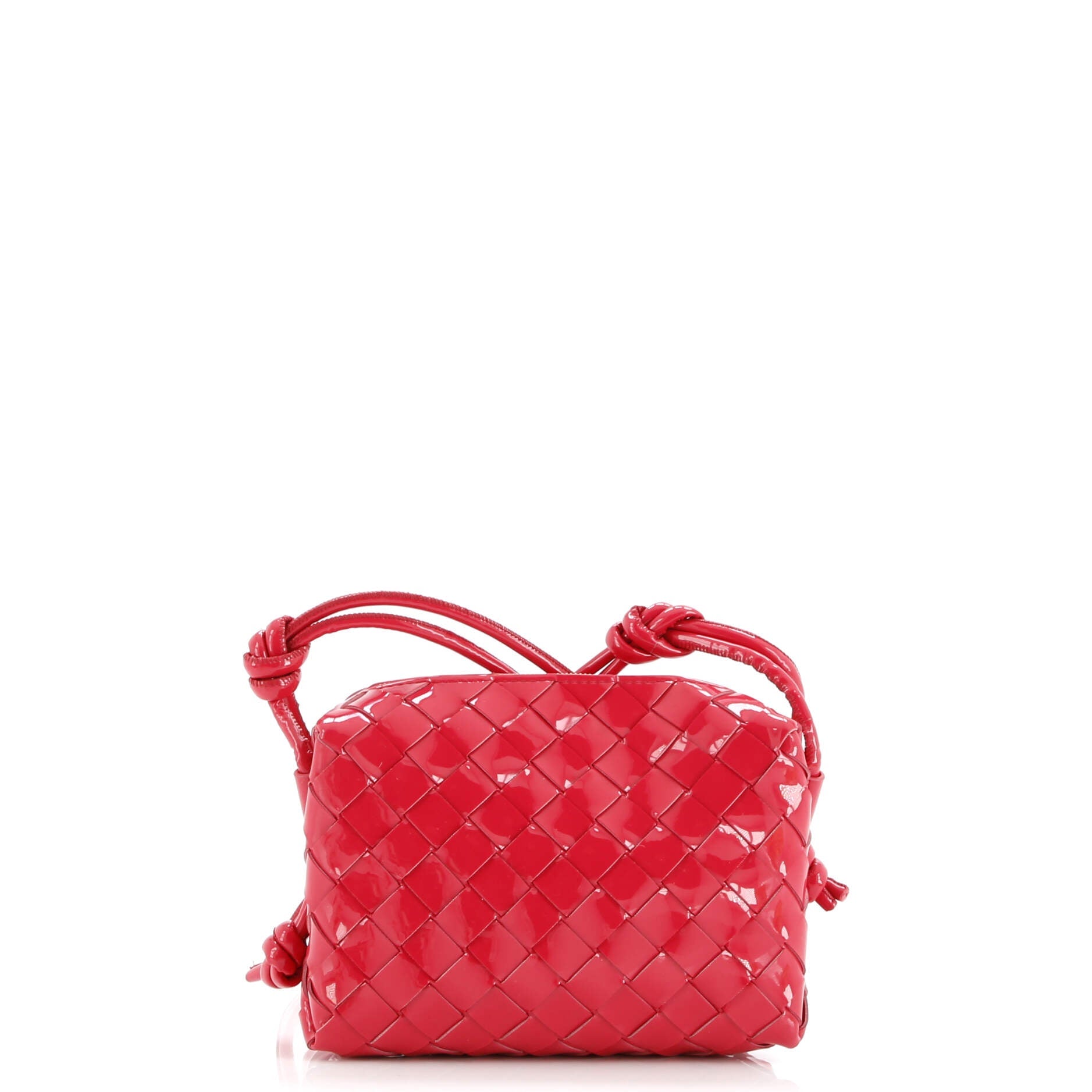 Loop Crossbody Bag Intrecciato Patent Mini