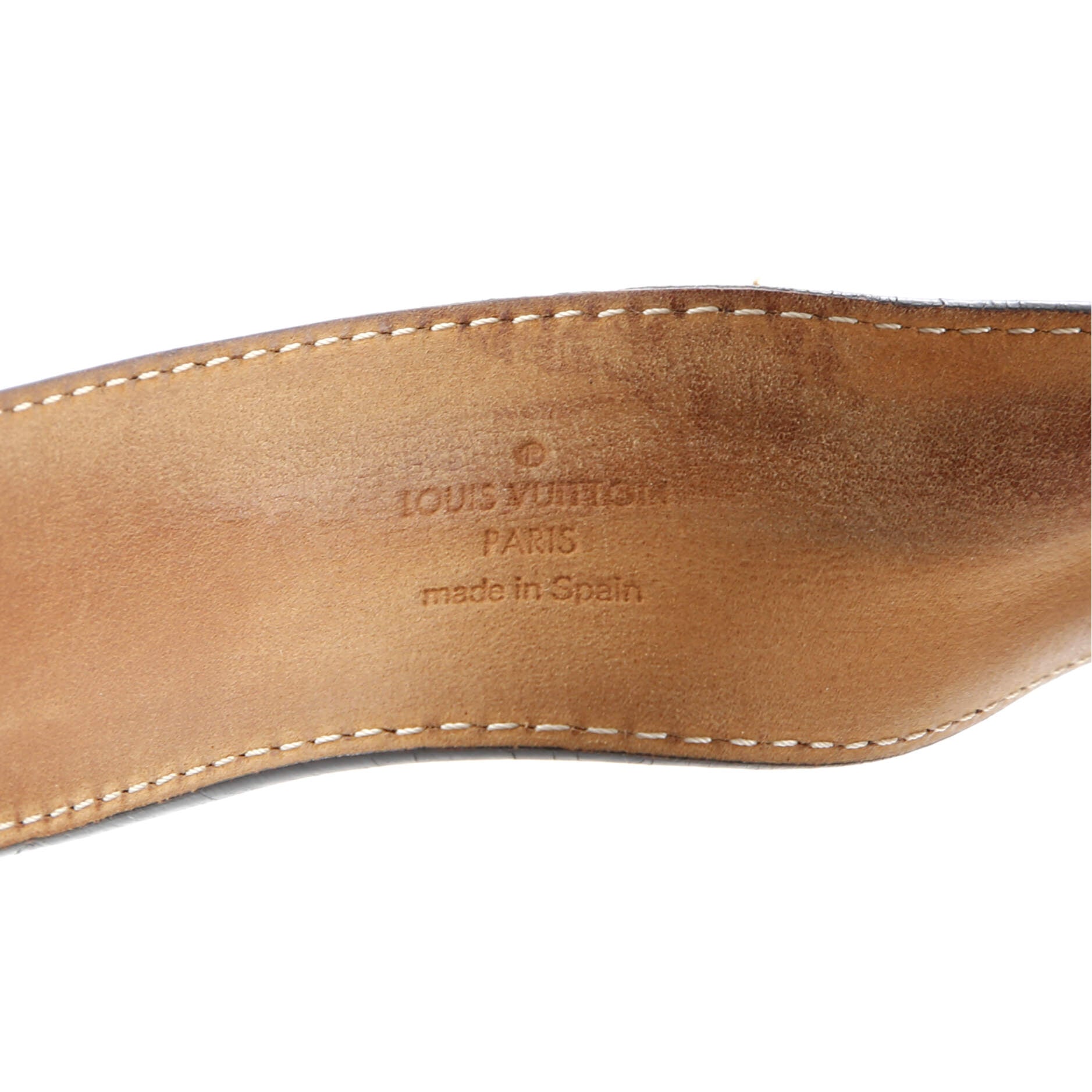 LV Initiales Belt Monogram Canvas Wide 100