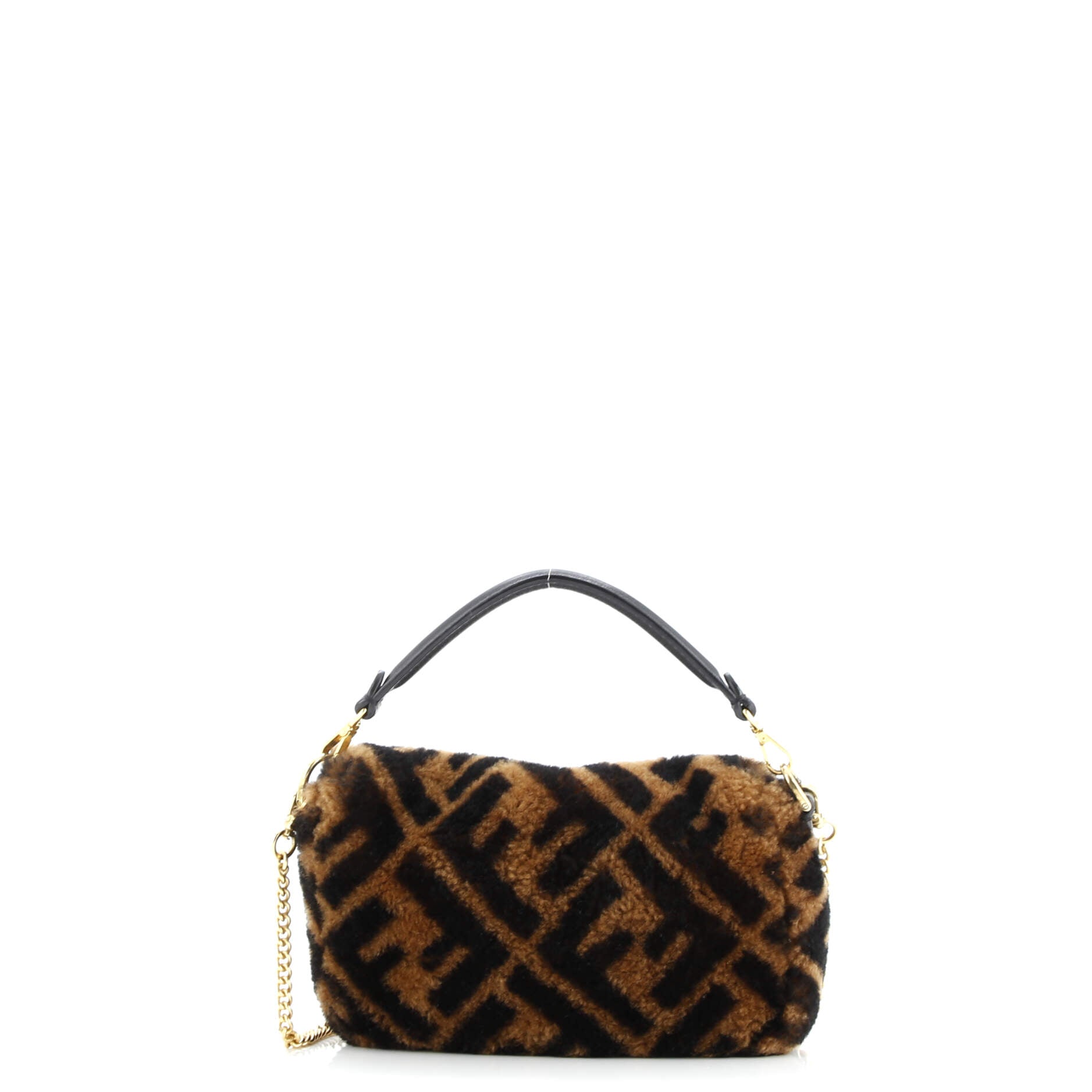 Baguette NM Bag Zucca Shearling Mini