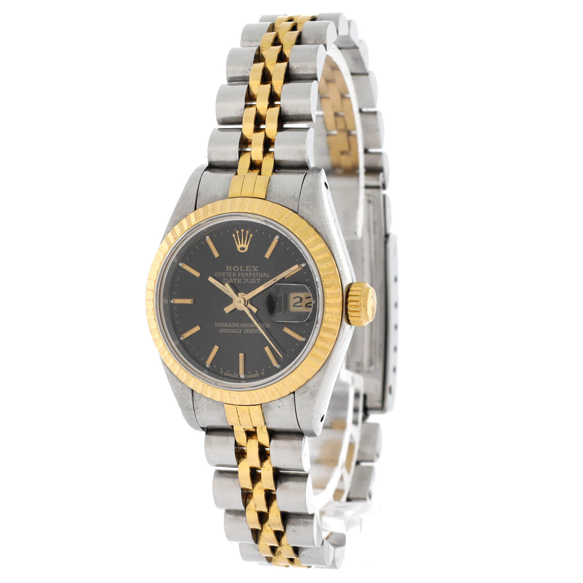 Oyster Perpetual Datejust Automatic Watch Stainless Steel and Yellow Gold 26