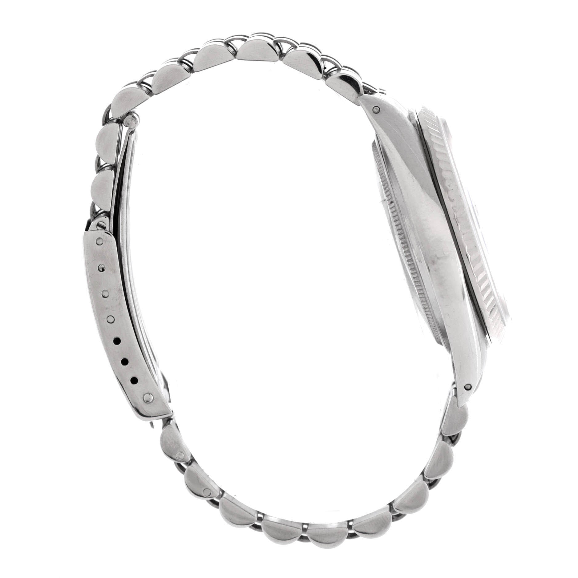 Oyster Perpetual Datejust Automatic Watch Stainless Steel and White Gold 36