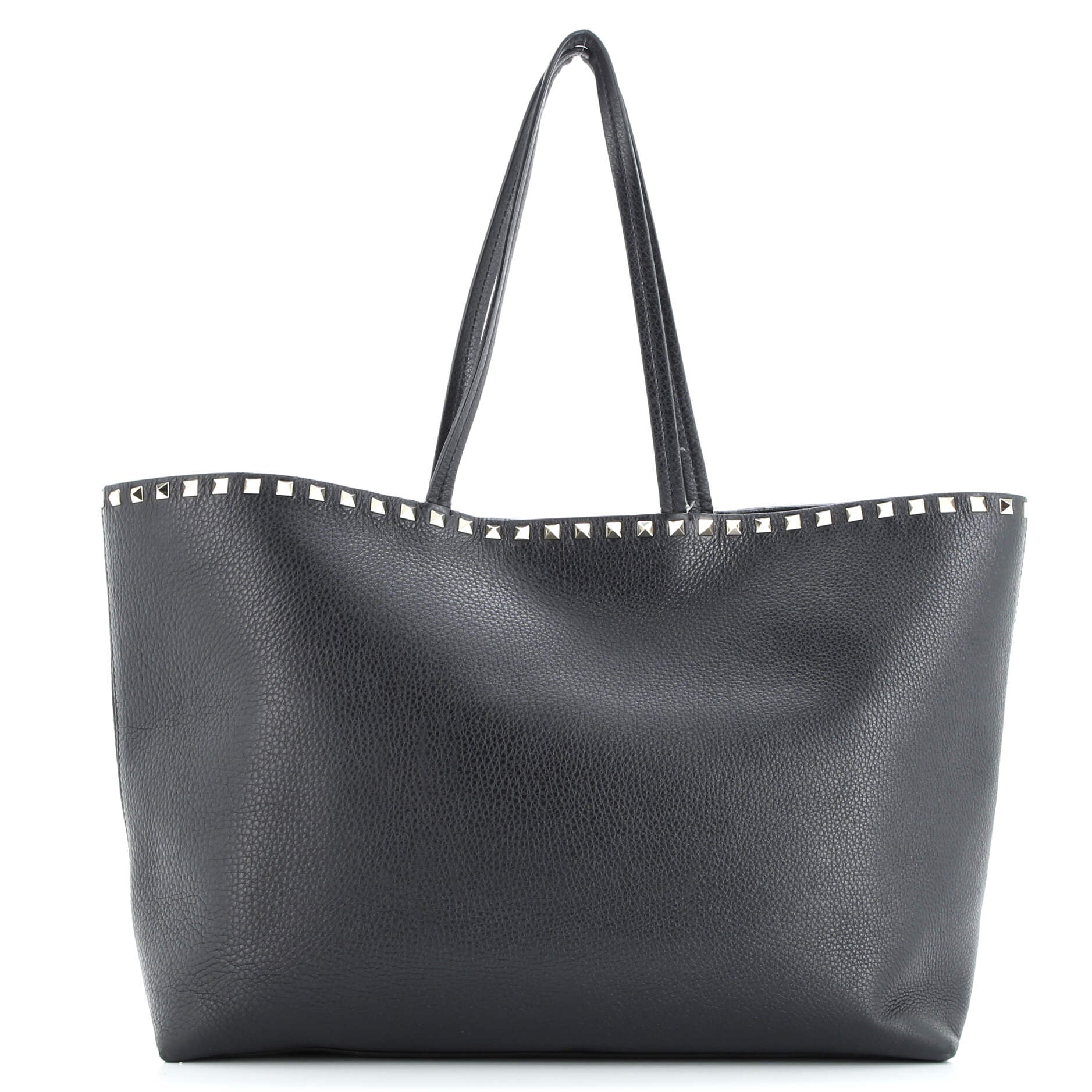 Rockstud Shopper Tote Leather Large