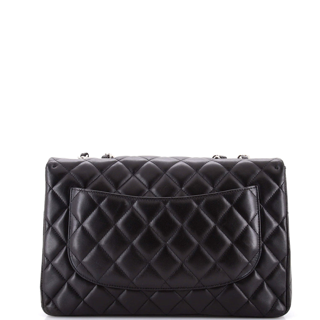 Classic Single Flap Bag Quilted Lambskin Jumbo