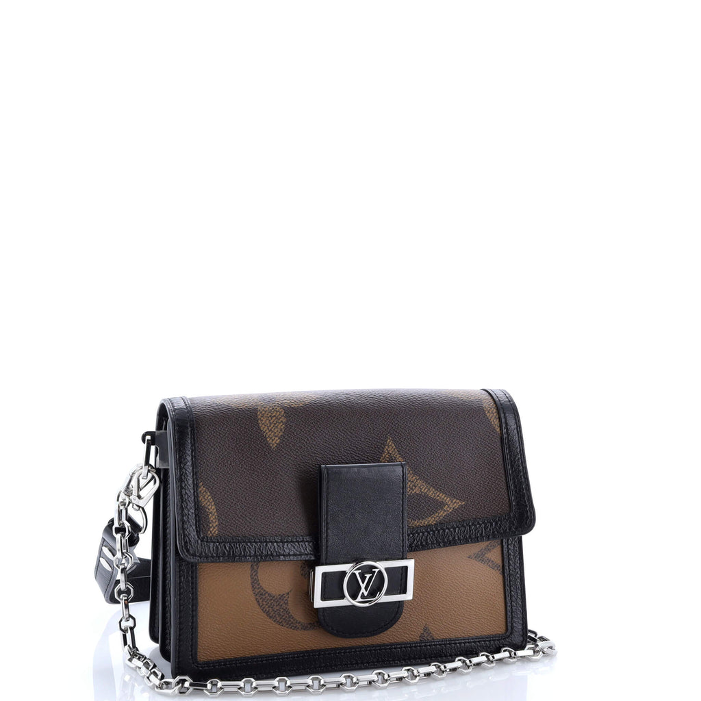 Dauphine Shoulder Bag Reverse Monogram Giant MM
