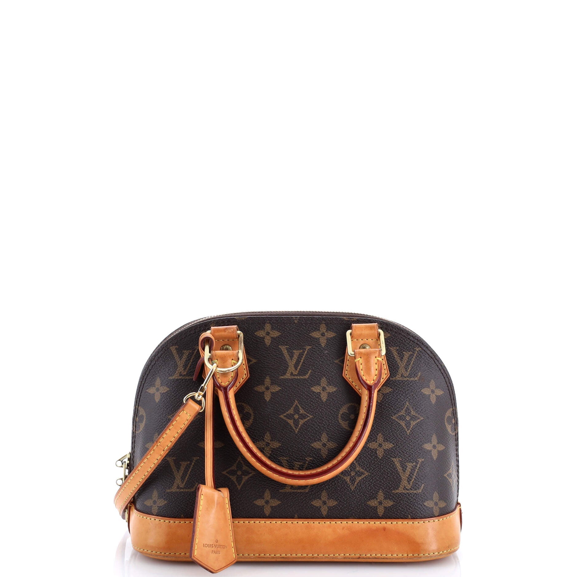 Alma Handbag Monogram Canvas BB