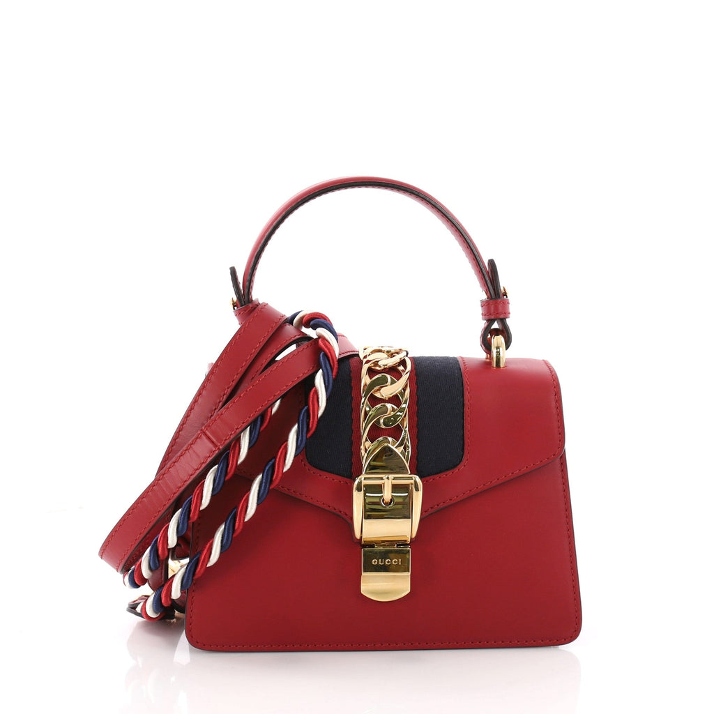 Sylvie Top Handle Bag Leather Mini