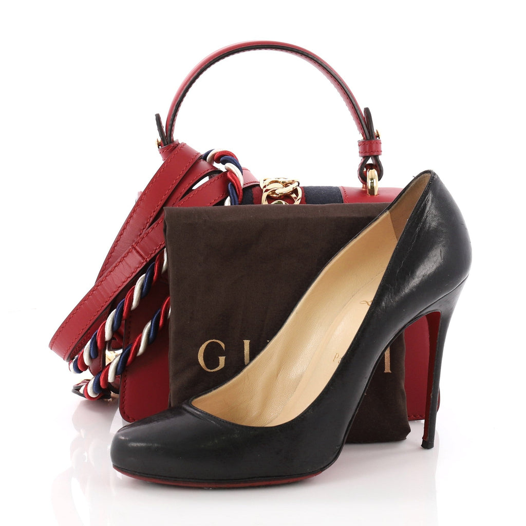 Sylvie Top Handle Bag Leather Mini