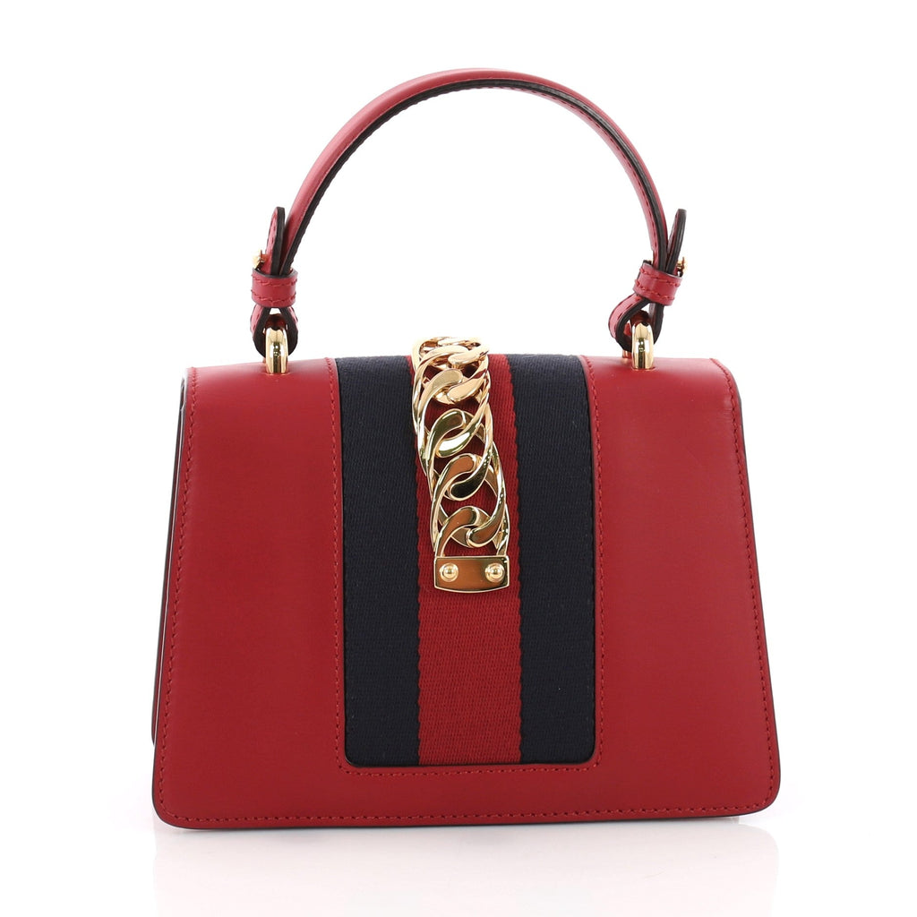 Sylvie Top Handle Bag Leather Mini