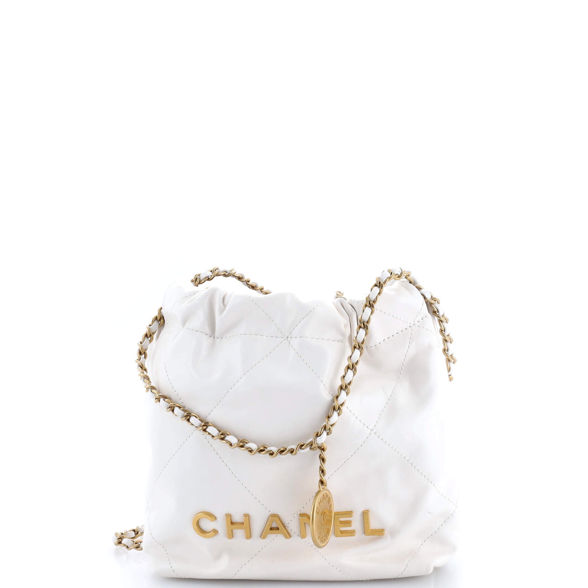 22 Chain Hobo Quilted Calfskin Mini