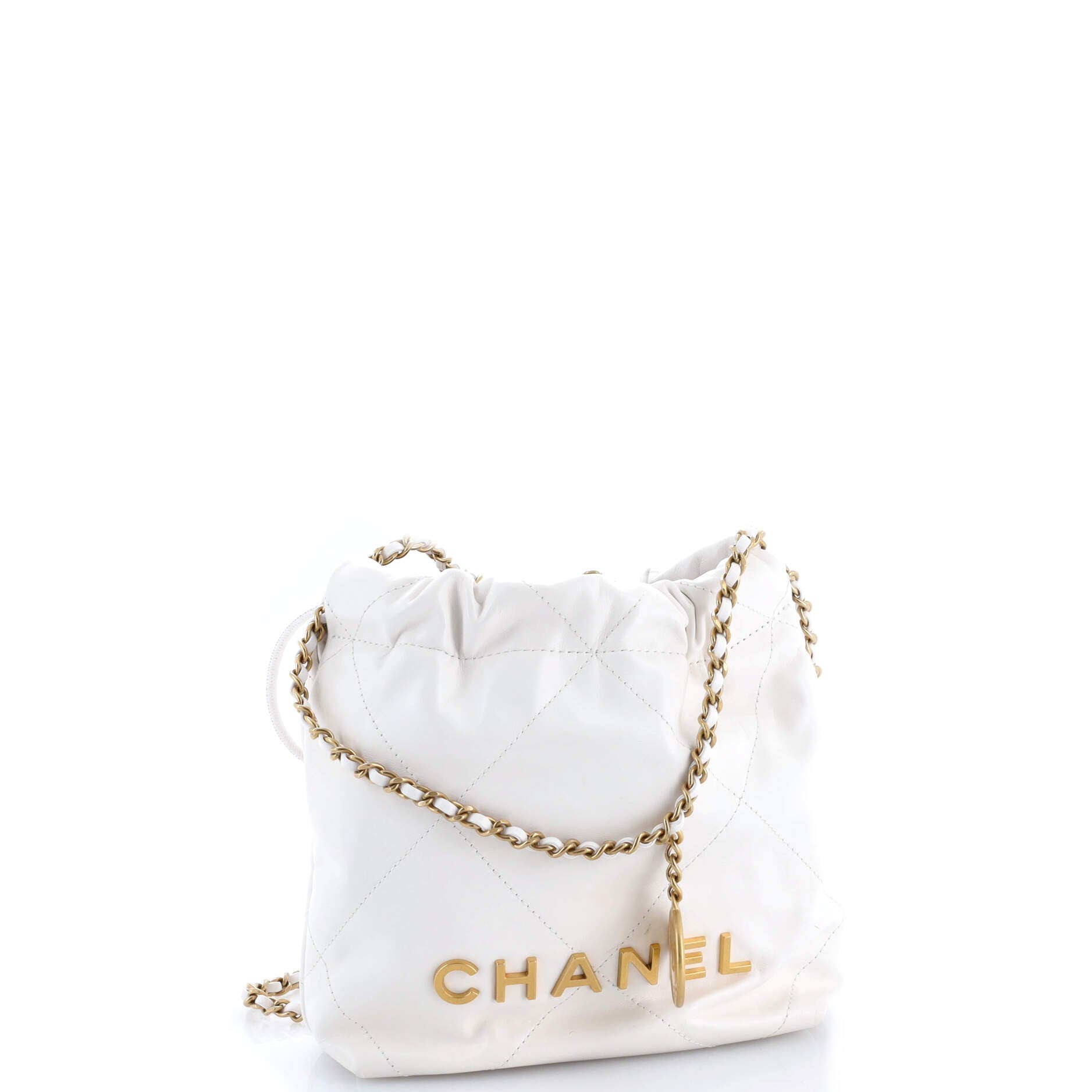 22 Chain Hobo Quilted Calfskin Mini
