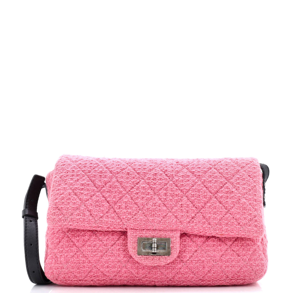 Easy Reissue Messenger Flap Bag Quilted Tweed Large