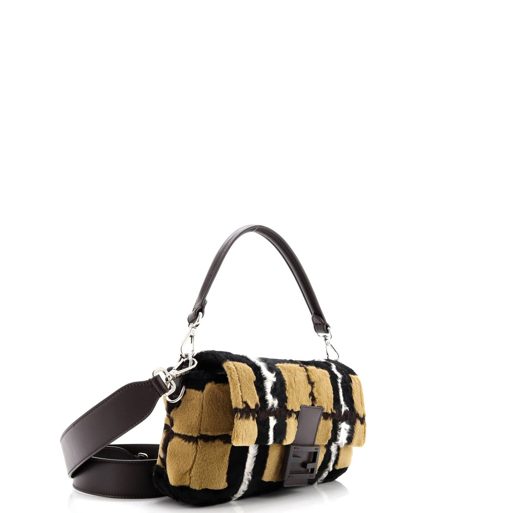 Baguette NM Bag Mink with Suede and Leather Medium