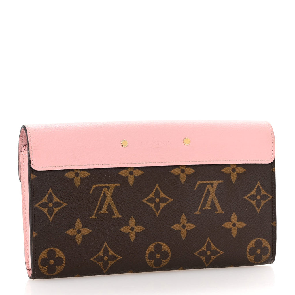 Monogram Pallas Wallet Rose Ballerine