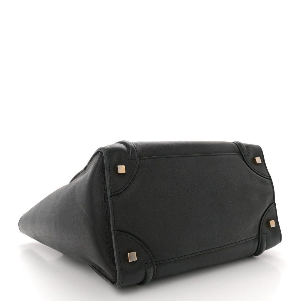 Smooth Calfskin Mini Luggage Black