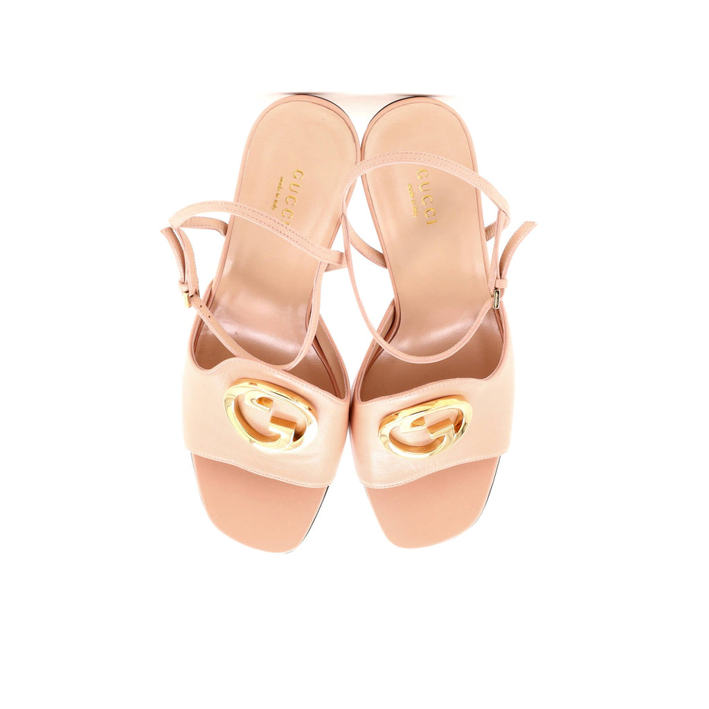 Women's Blondie Ankle Strap Heeled Sandals Leather