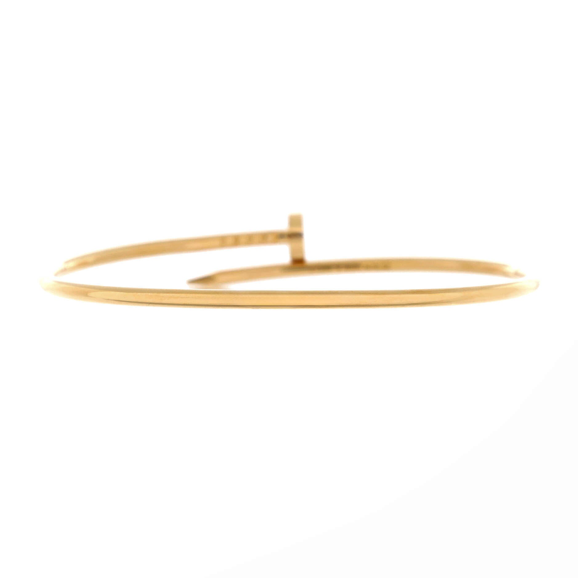 Juste un Clou Bracelet 18K Yellow Gold Small