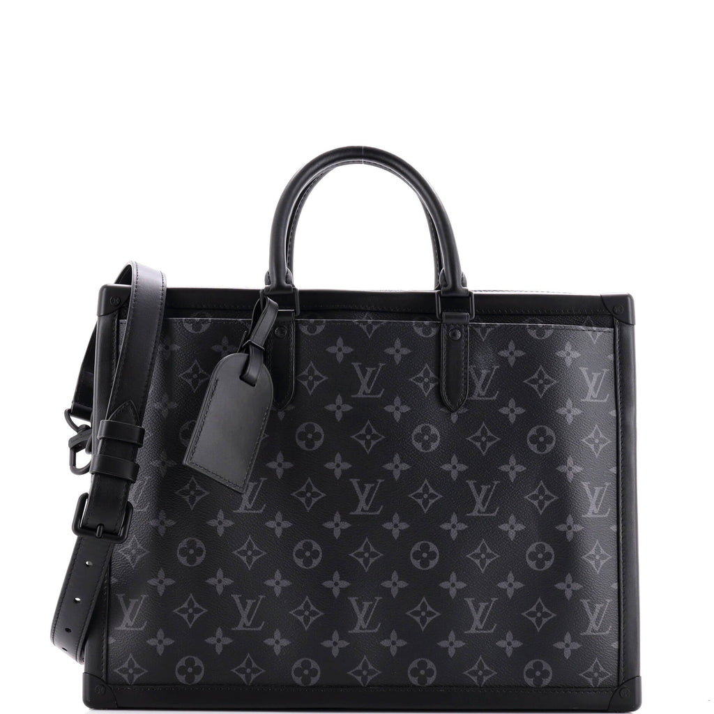 Soft Trunk Briefcase Monogram Eclipse Canvas