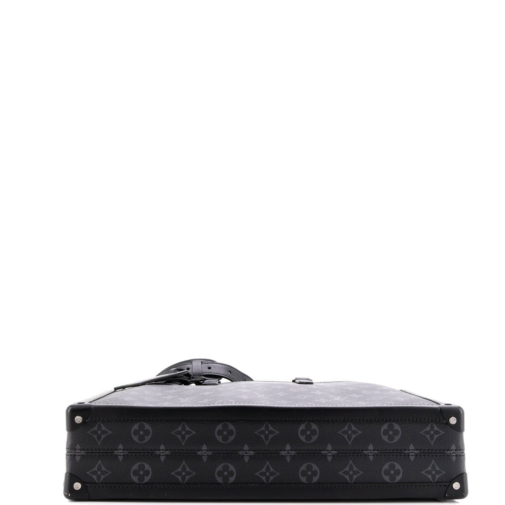 Soft Trunk Briefcase Monogram Eclipse Canvas