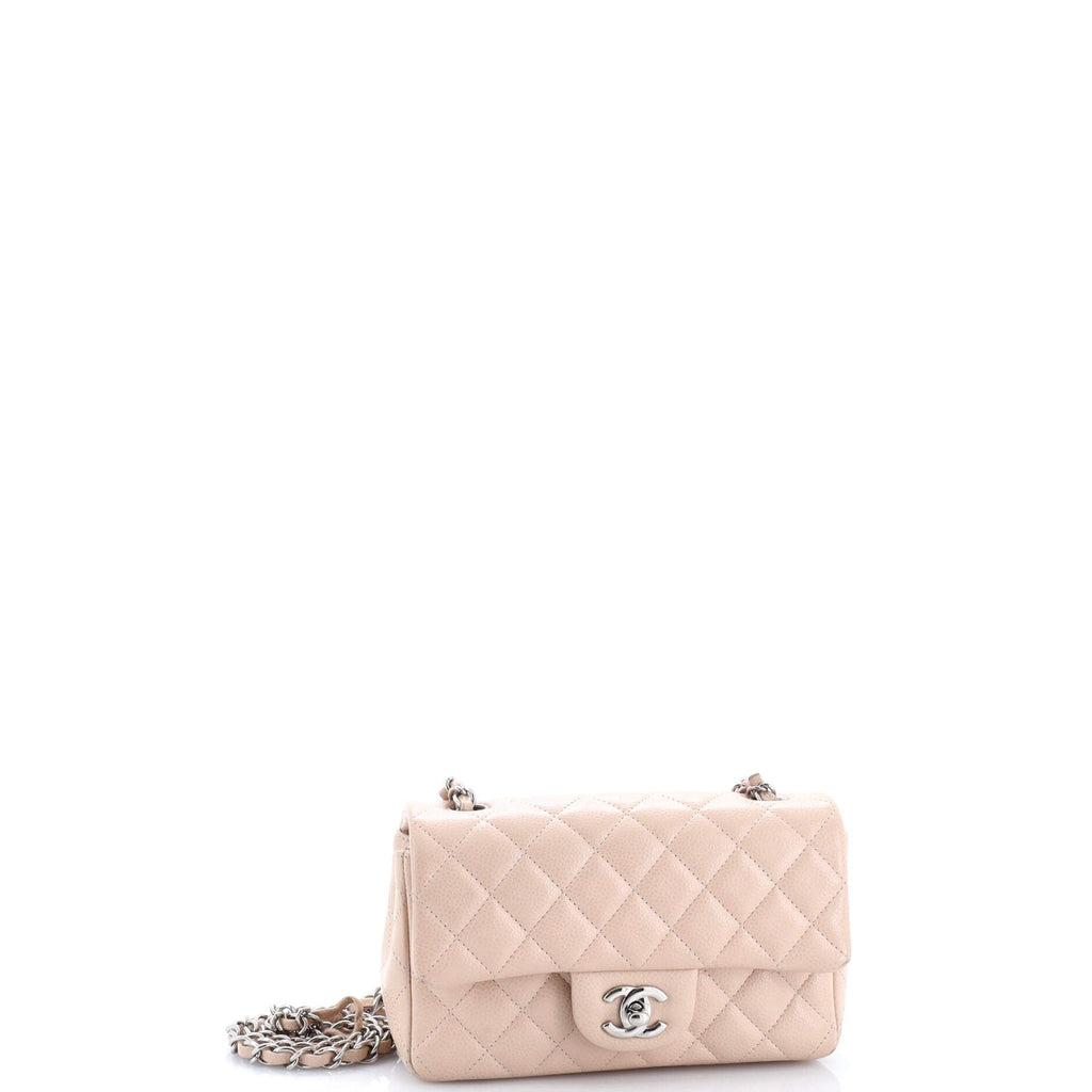 Classic Single Flap Bag Quilted Caviar Mini