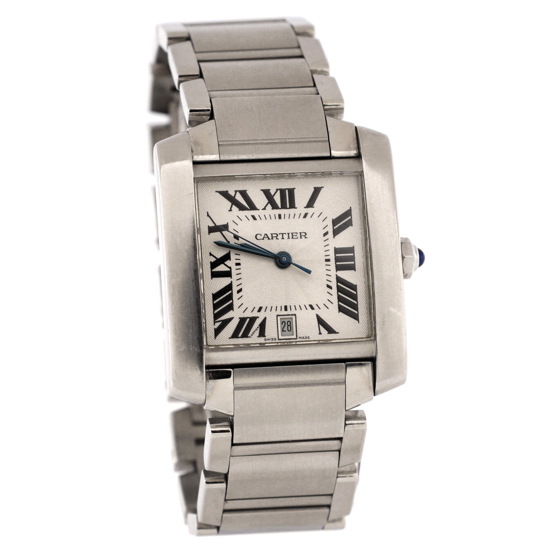 Tank Francaise Automatic Watch Stainless Steel 28