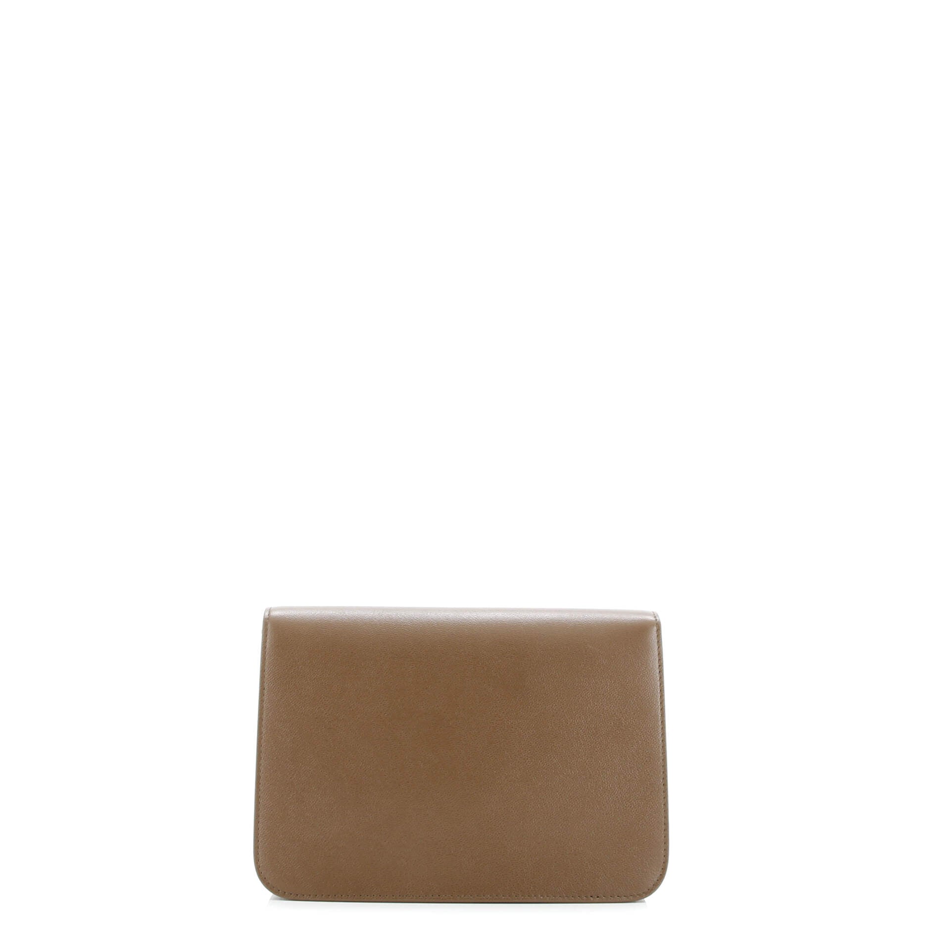 Mackford Shoulder Bag Leather and House Check Canvas Small