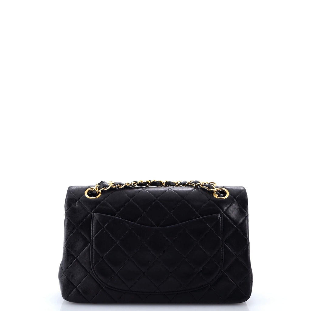 Vintage Classic Double Flap Bag Quilted Lambskin Small