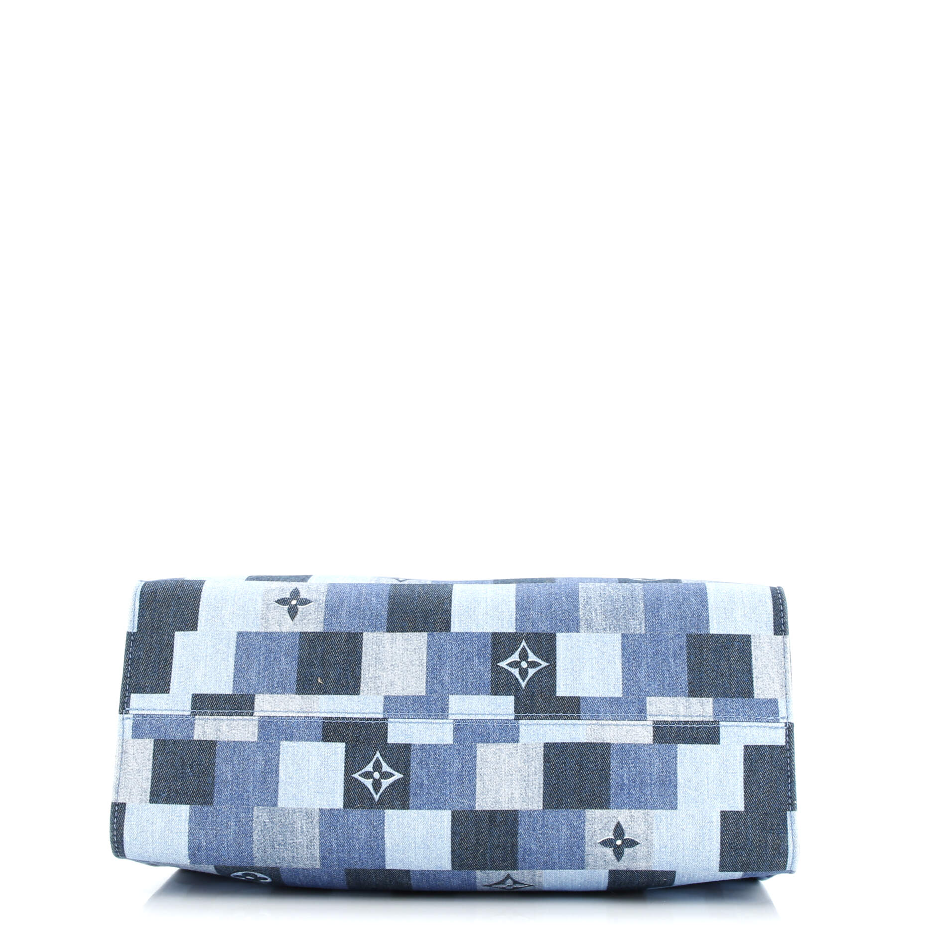 OnTheGo Tote Damier and Monogram Patchwork Denim GM