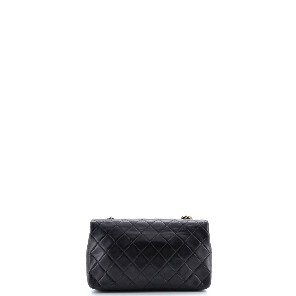 Vintage Full Flap Bag Quilted Lambskin Medium