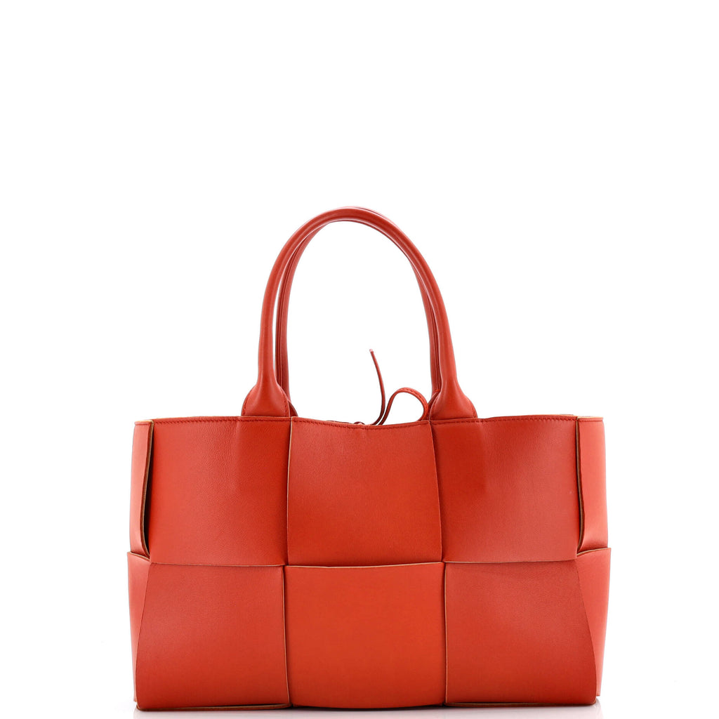 Arco Tote Maxi Intrecciato Leather Small