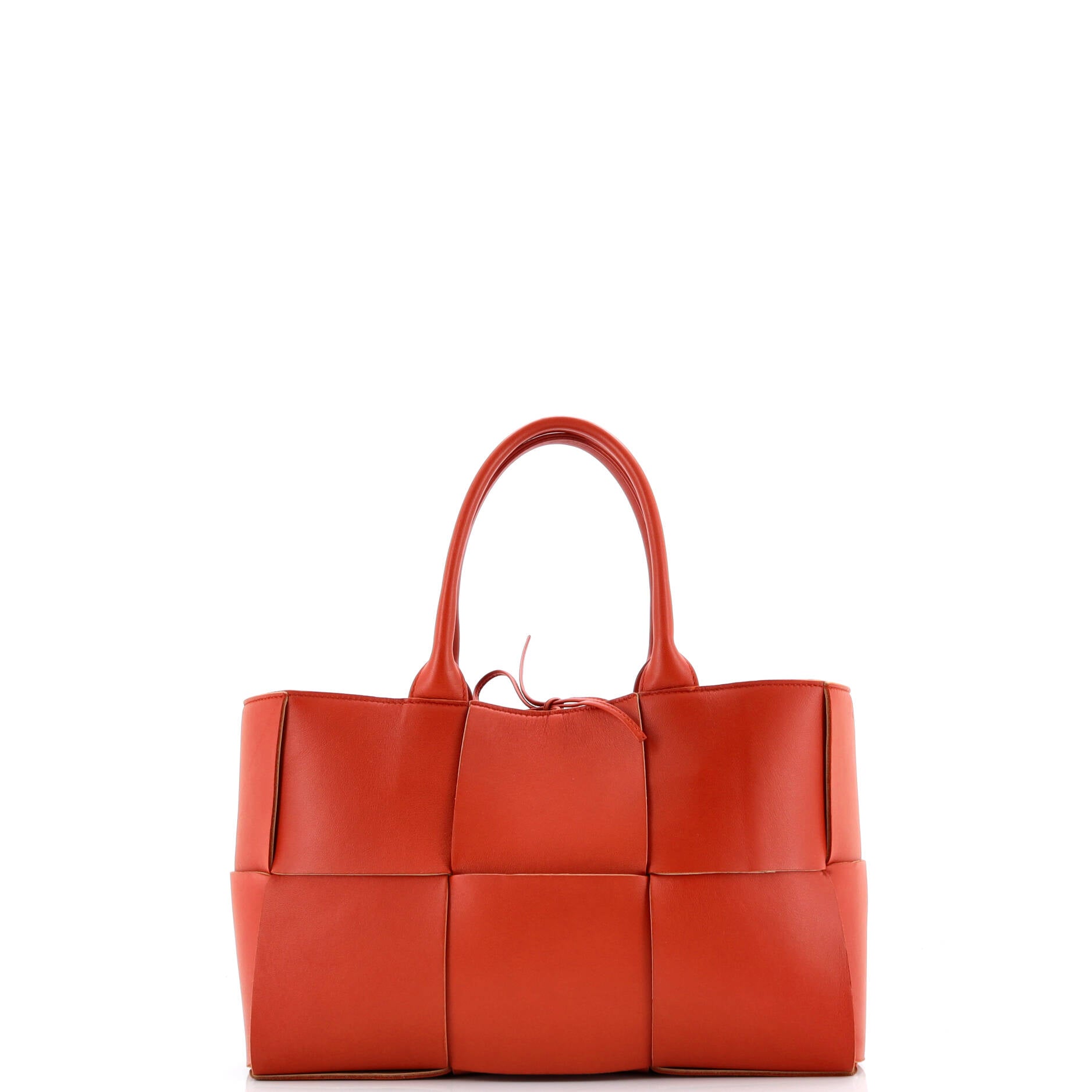 Arco Tote Maxi Intrecciato Leather Small
