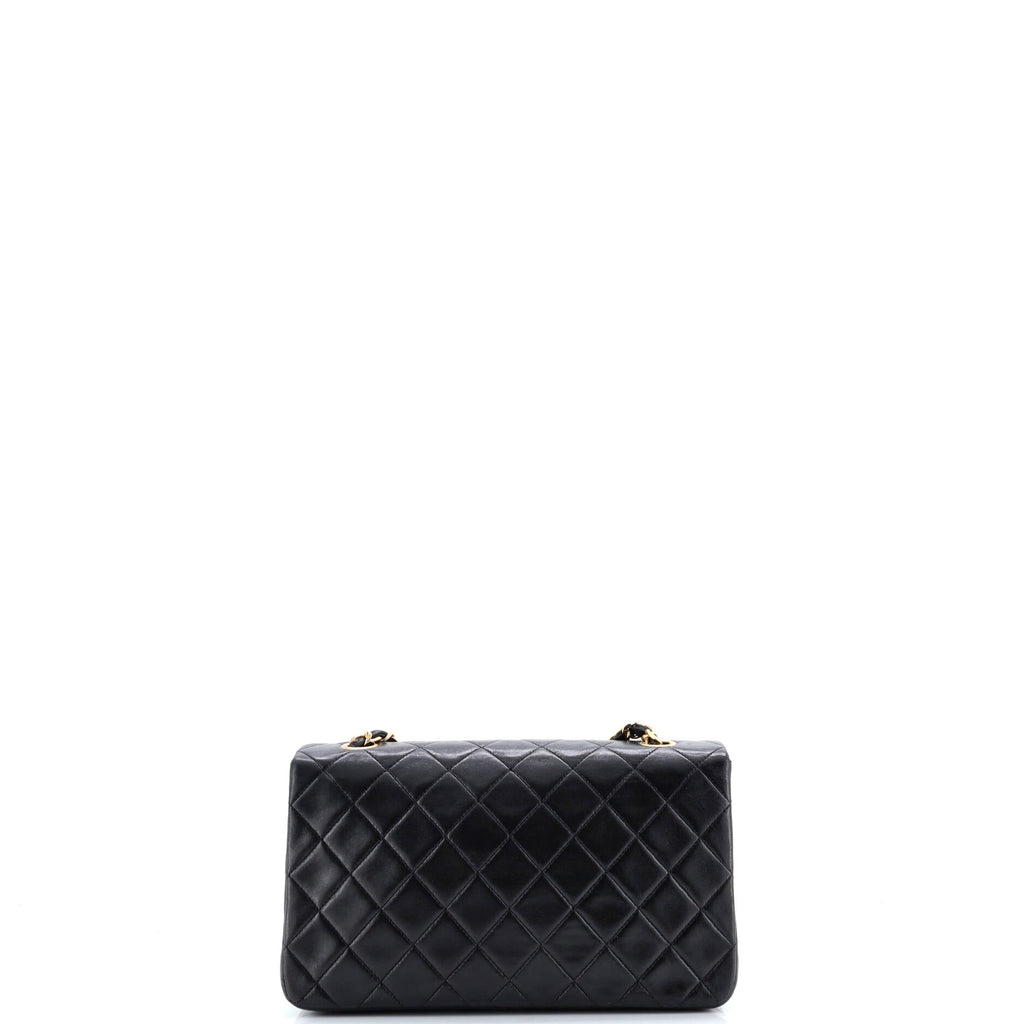 Vintage Full Flap Bag Quilted Lambskin Medium
