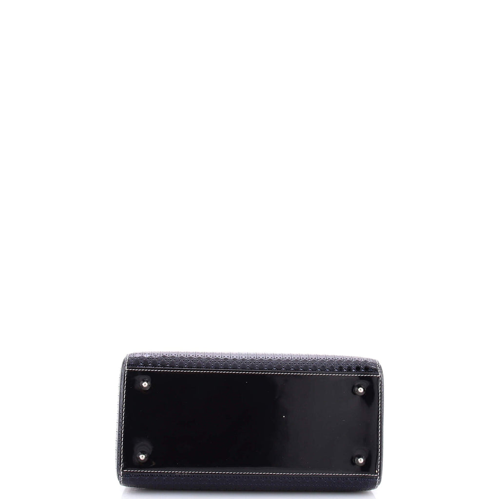 Lady Dior Bag Micro Cannage Ombre Metallic Calfskin Medium