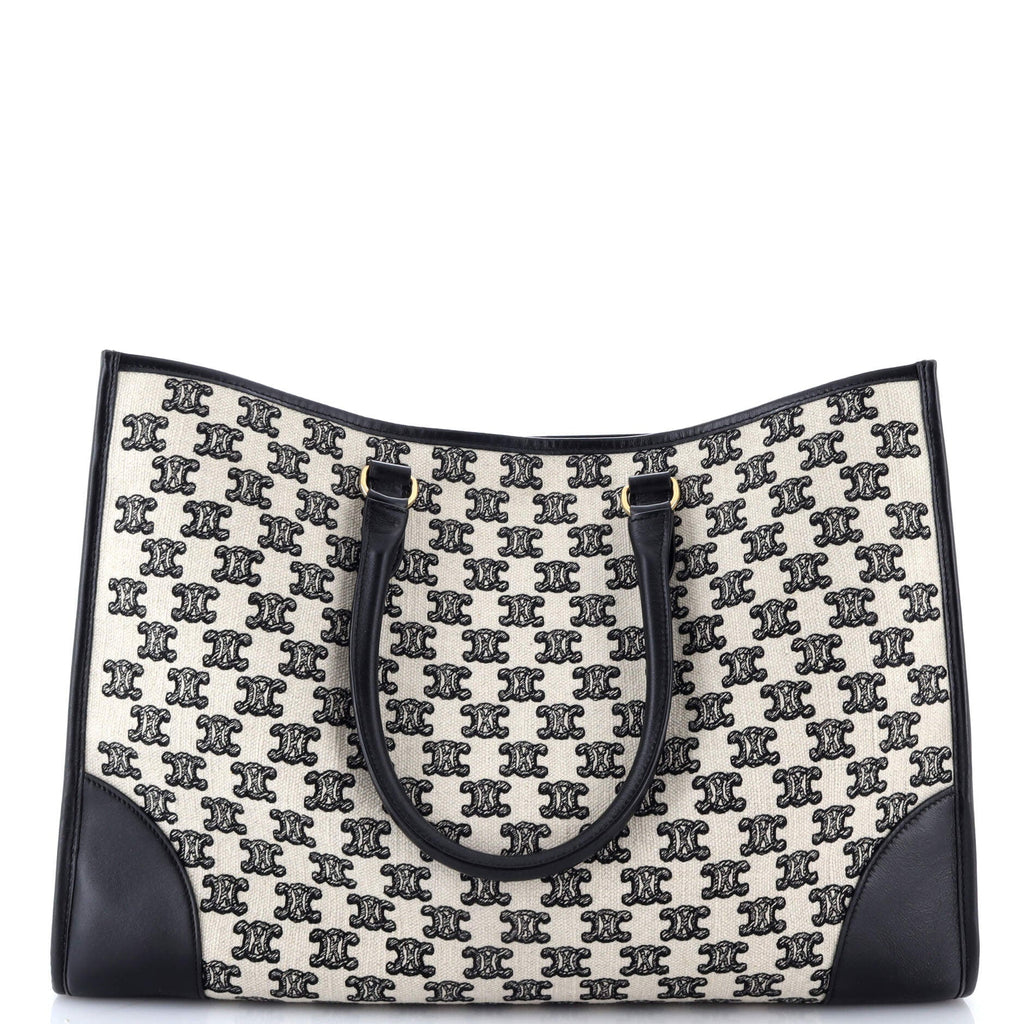 Horizontal Cabas Tote Triomphe Canvas