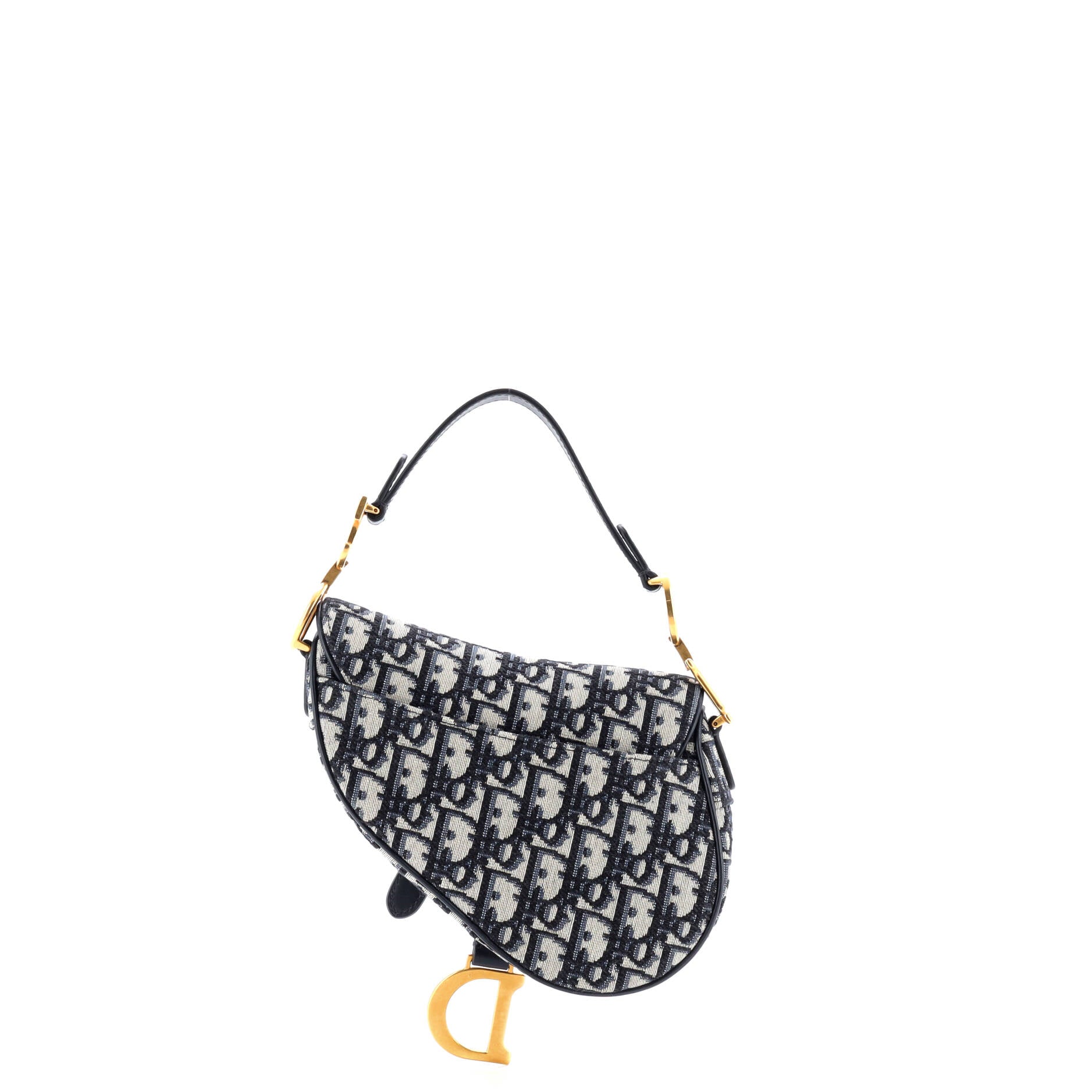Saddle Handbag Oblique Canvas Mini
