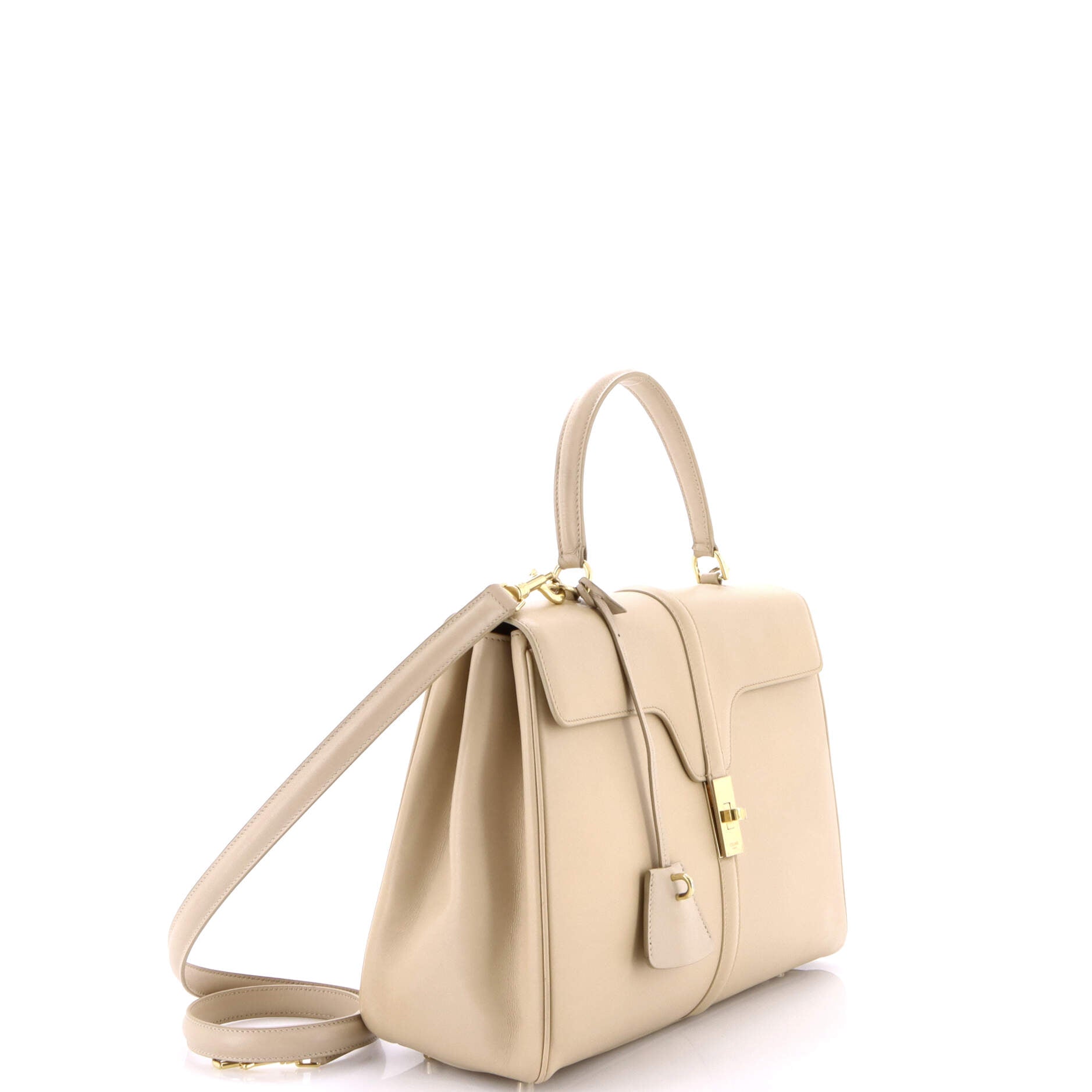 16 Top Handle Bag Smooth Calfskin Medium