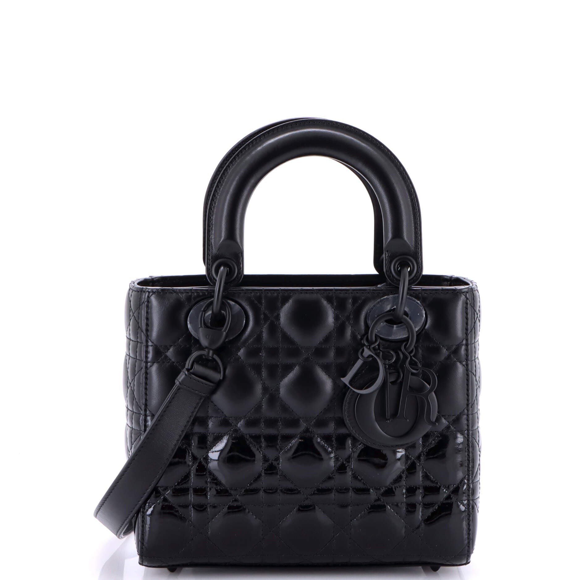 Lady Dior Bag Cannage Quilt Gradient Patent Small