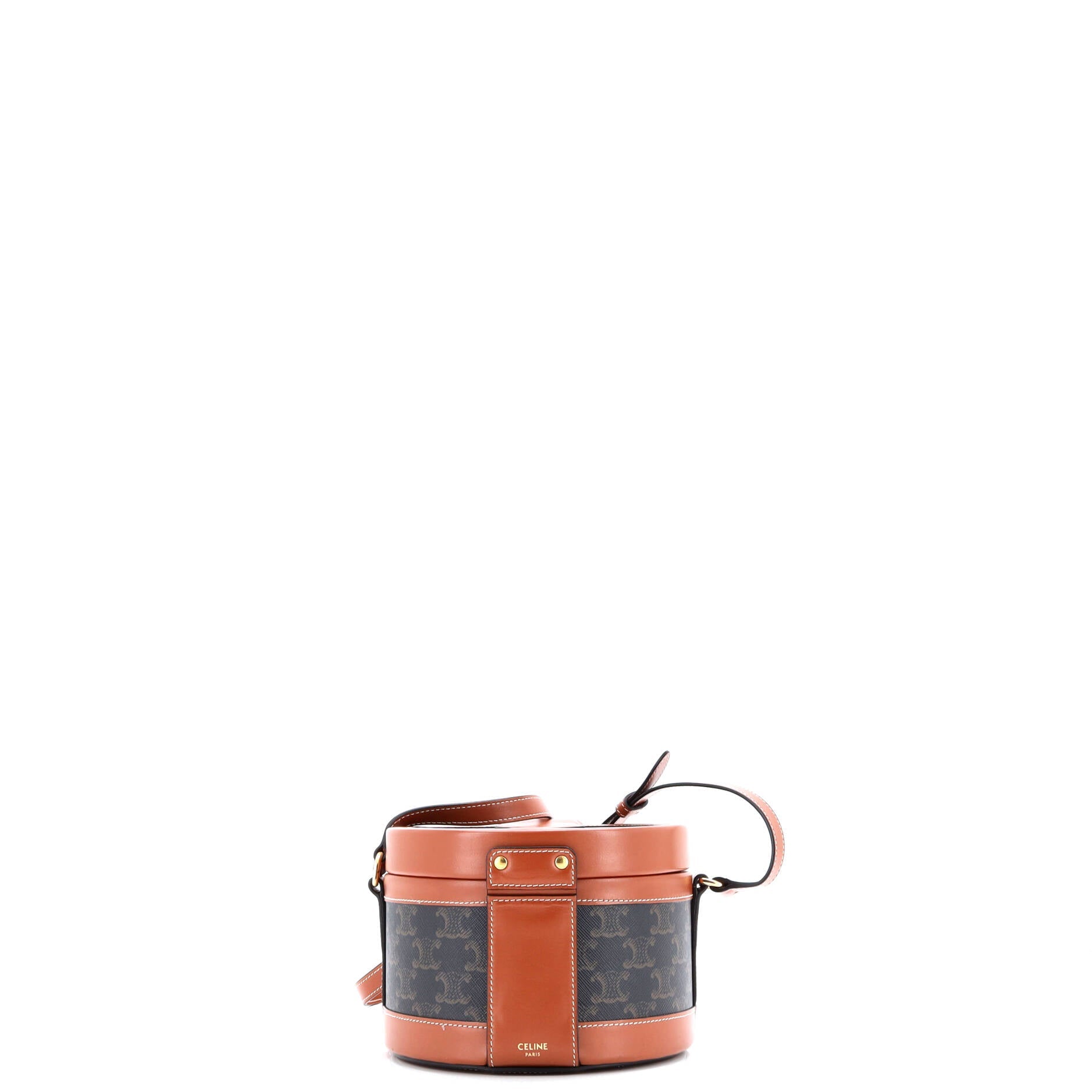 Tambour Bag Triomphe Coated Canvas Medium