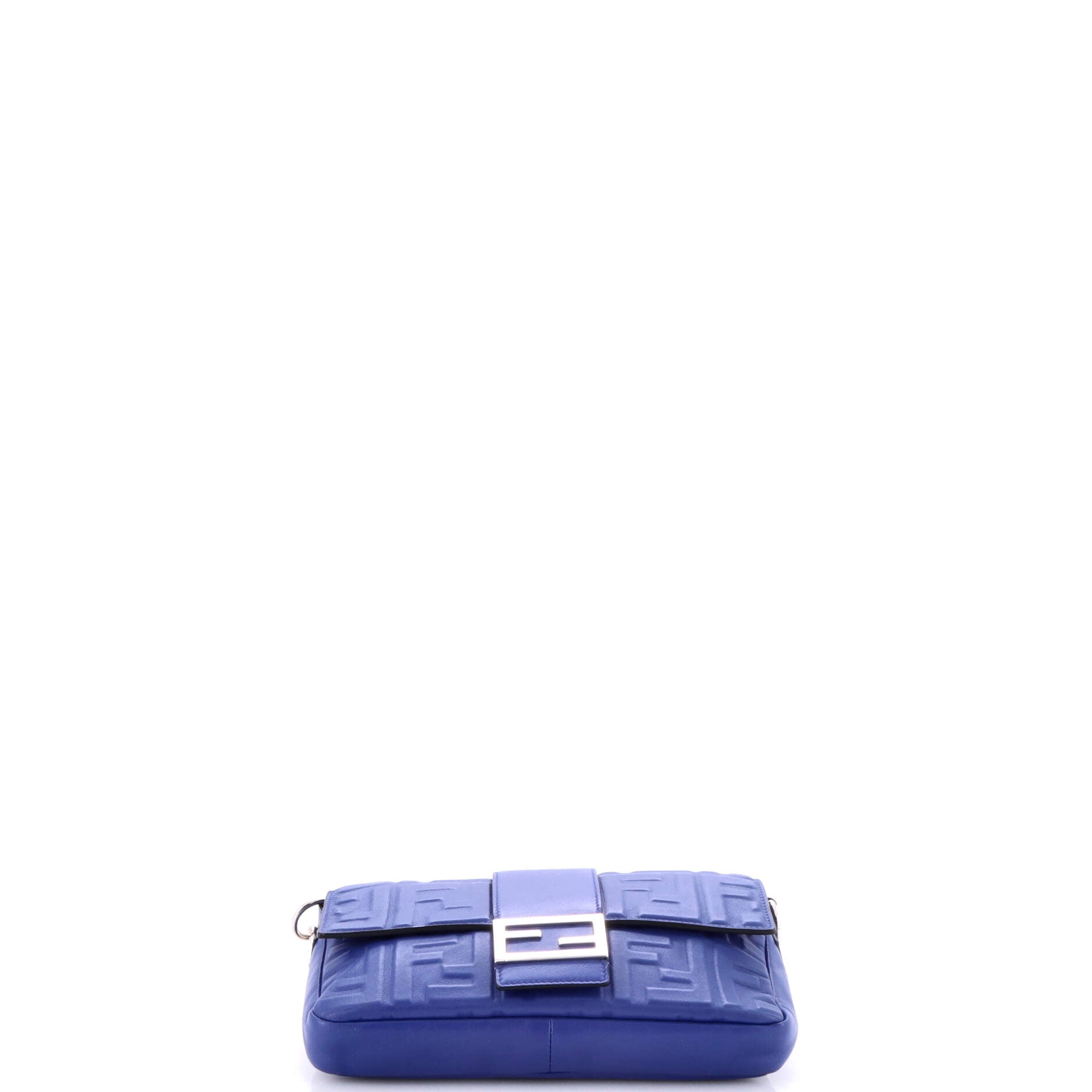 Baguette Convertible Belt Bag Zucca Embossed Leather Medium