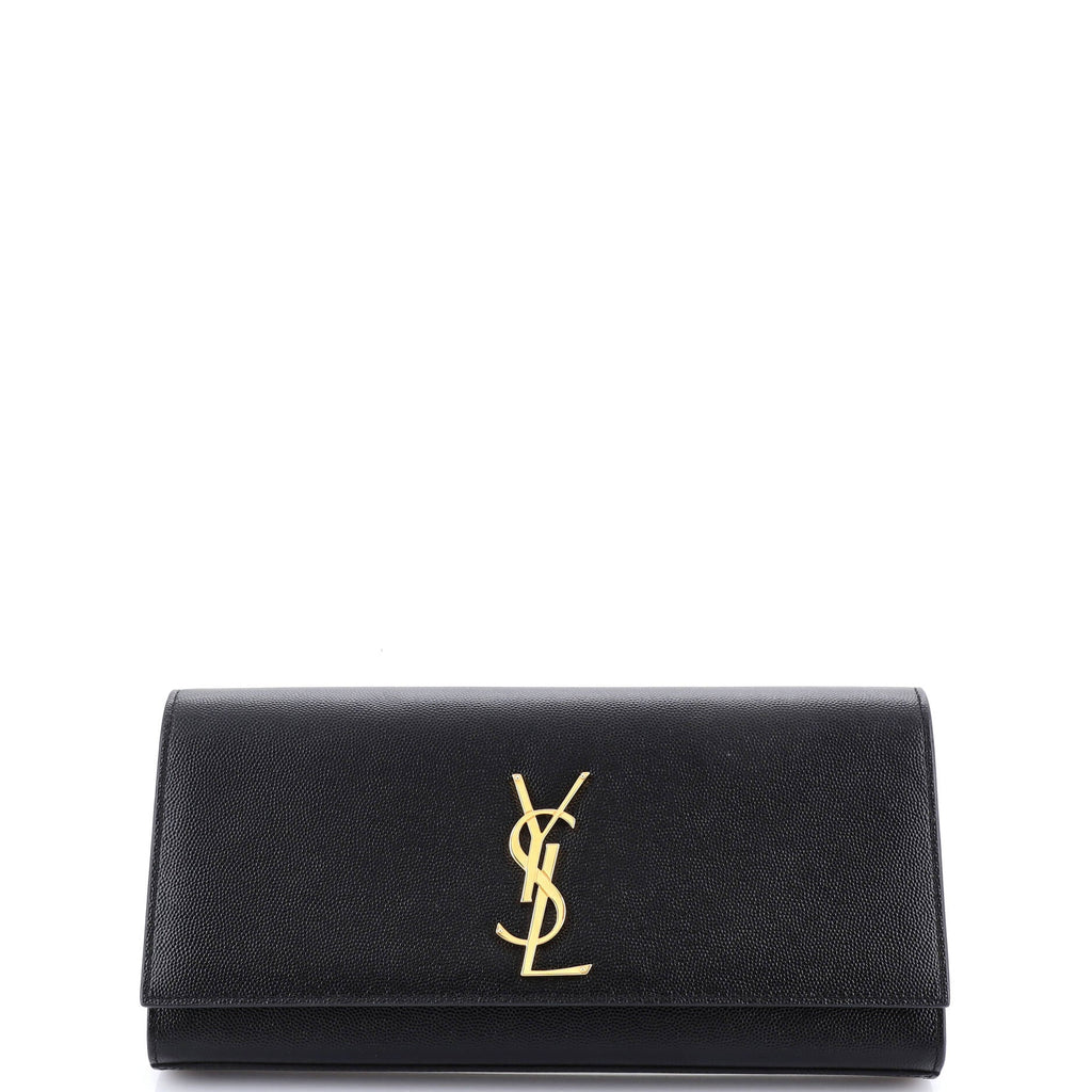 Classic Monogram Clutch Leather Long