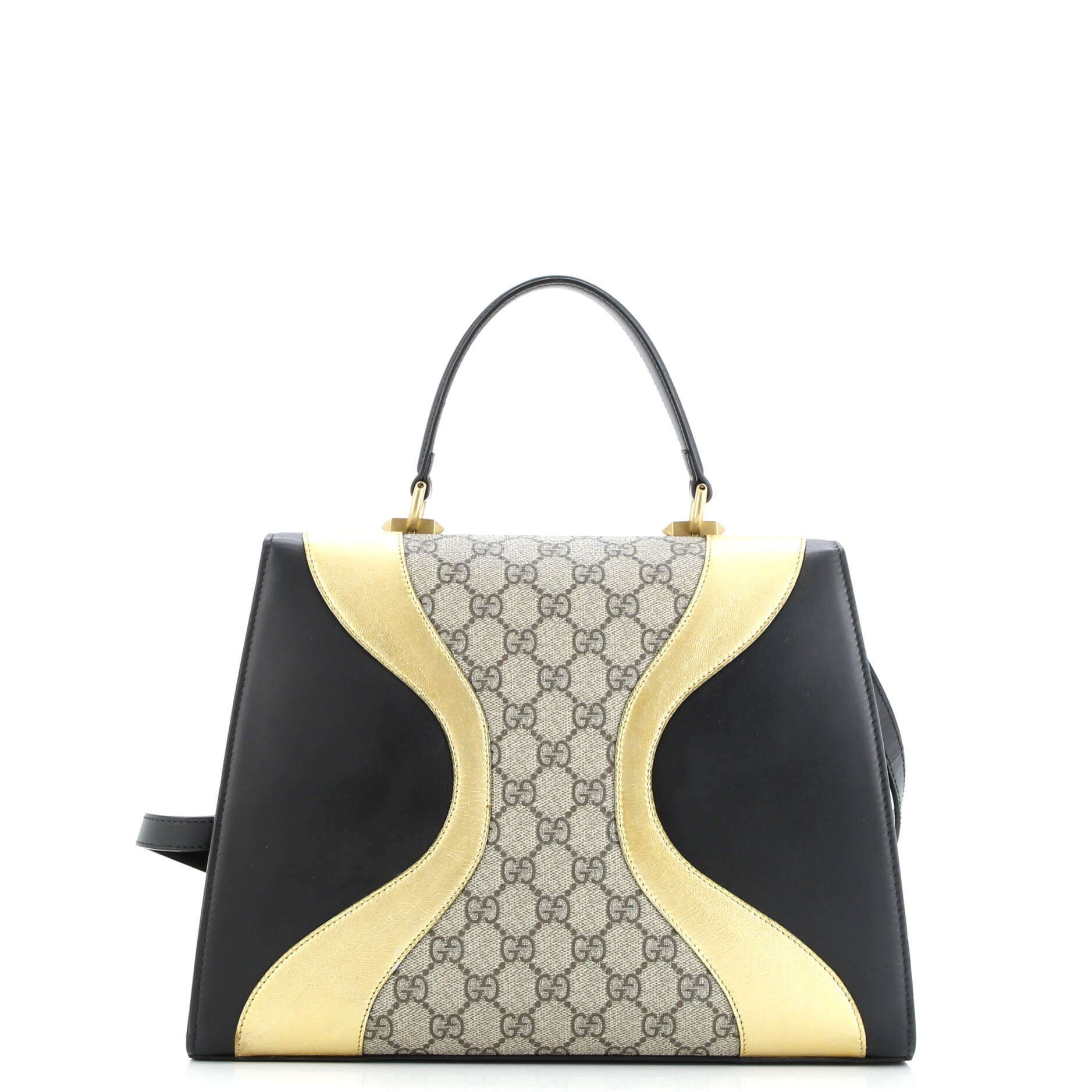 Osiride Top Handle Bag GG Coated Canvas and Leather Medium