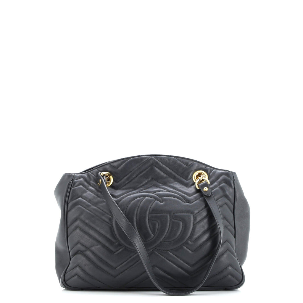 GG Marmont Chain Tote Matelasse Leather Medium