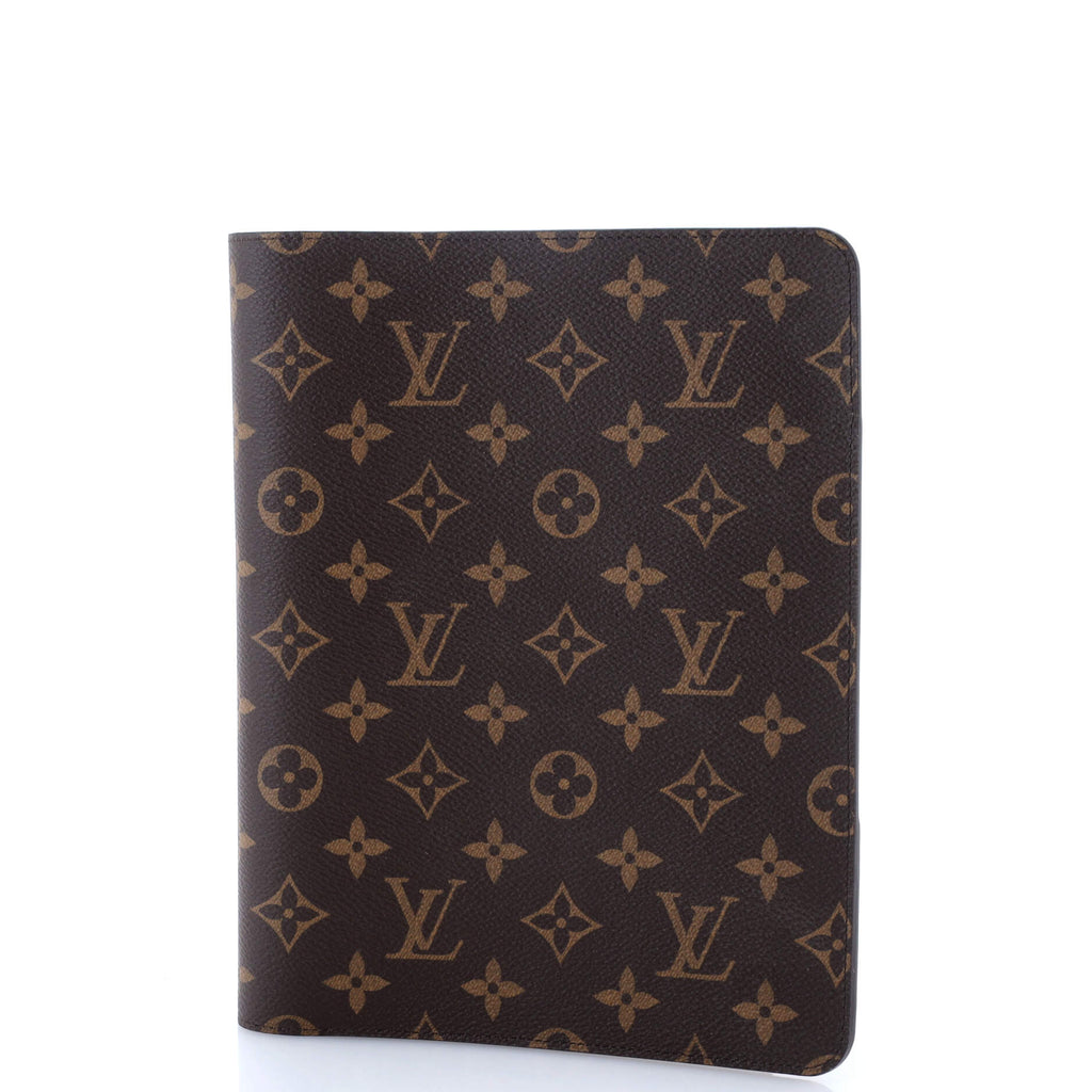 Desk Agenda Cover Monogram Canvas