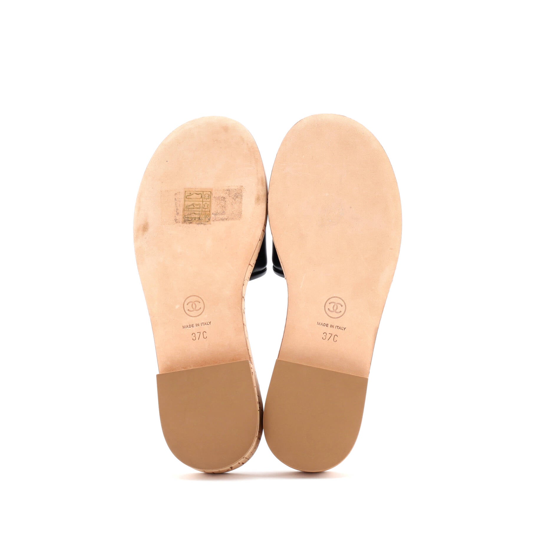 Women's CC Mule Sandals Leather and Cork
