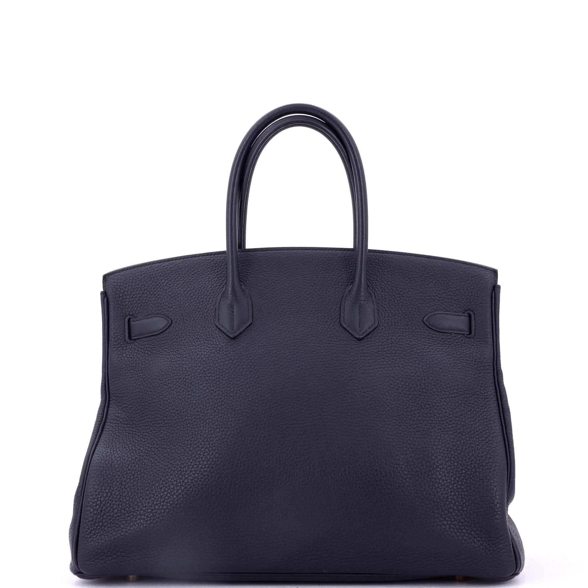 Birkin Handbag Bleu Indigo Togo with Gold Hardware 35
