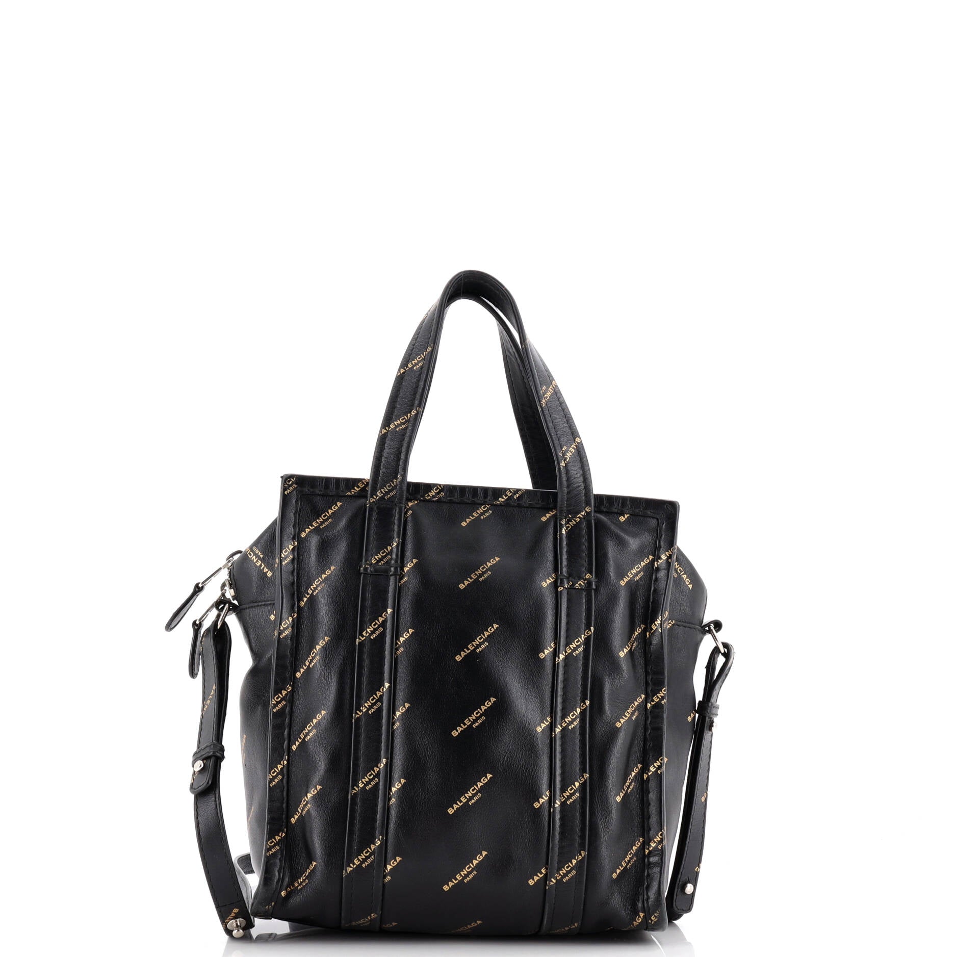 Bazar Logo Convertible Tote Printed Leather XS